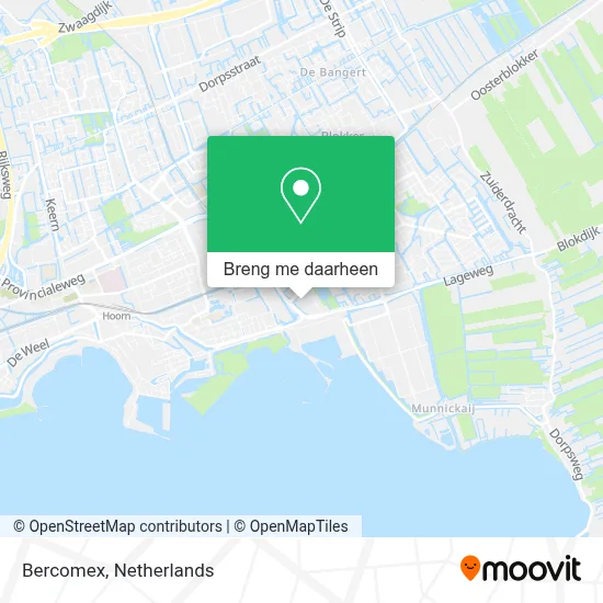 Bercomex kaart