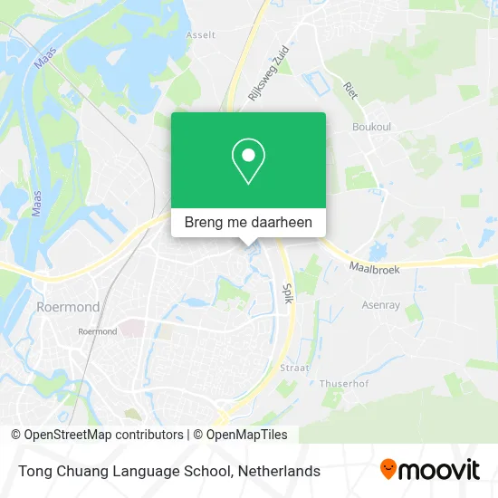 Tong Chuang Language School kaart