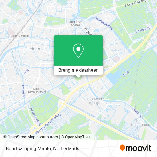 Buurtcamping Matilo kaart