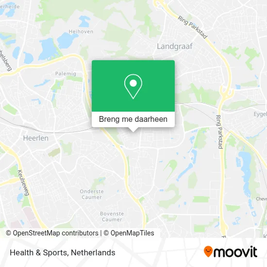 Health & Sports kaart