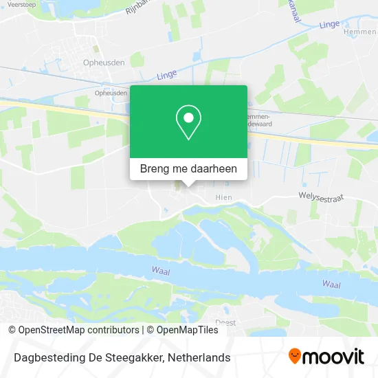 Dagbesteding De Steegakker kaart
