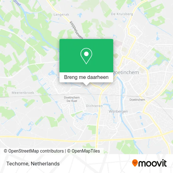 Techome kaart