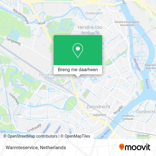 Warmteservice kaart