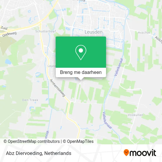 Abz Diervoeding kaart