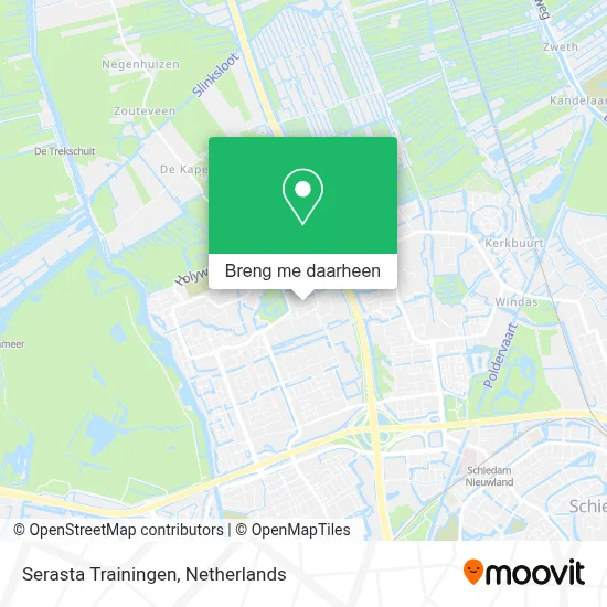 Serasta Trainingen kaart
