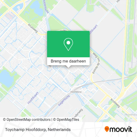 Toychamp Hoofddorp kaart