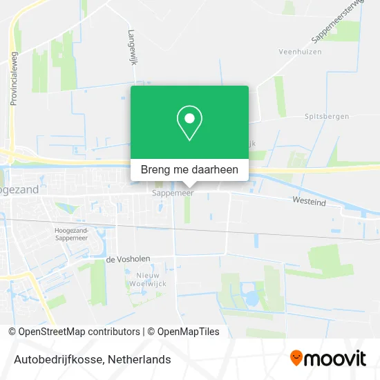 Autobedrijfkosse kaart