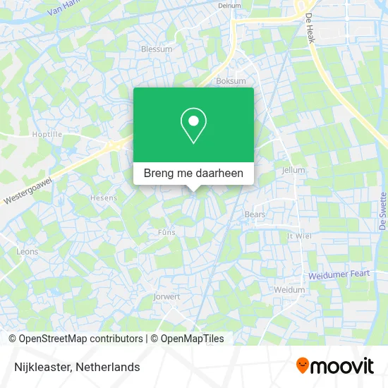 Nijkleaster kaart