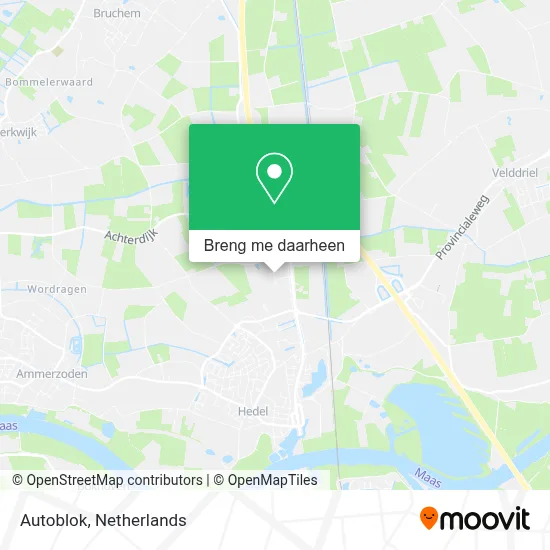 Autoblok kaart