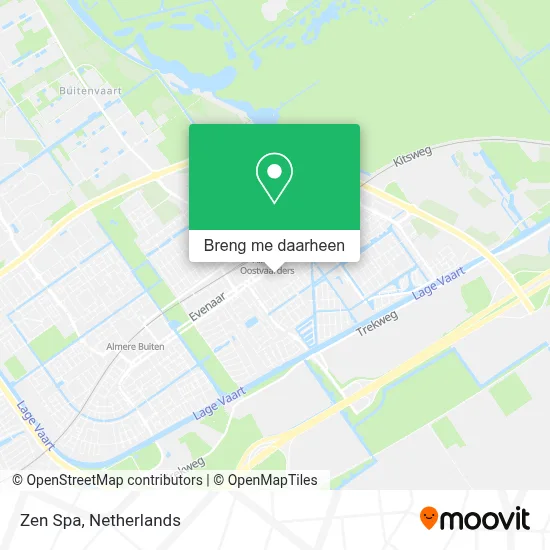 Zen Spa kaart