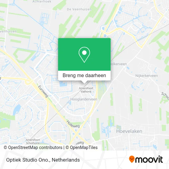 Optiek Studio Ono. kaart