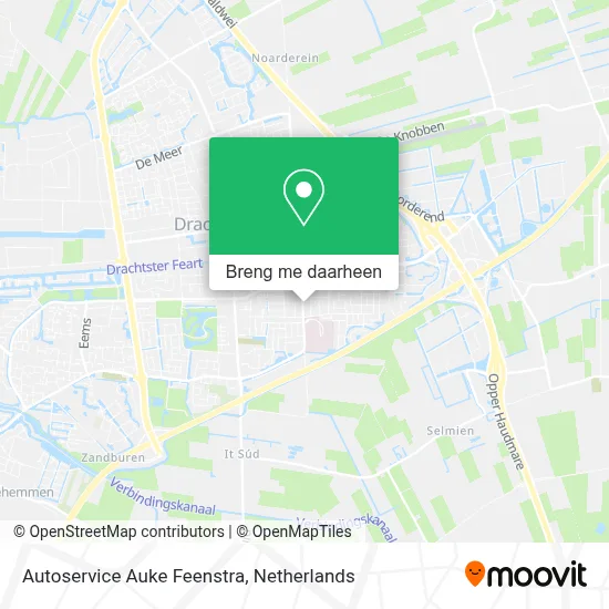 Autoservice Auke Feenstra kaart