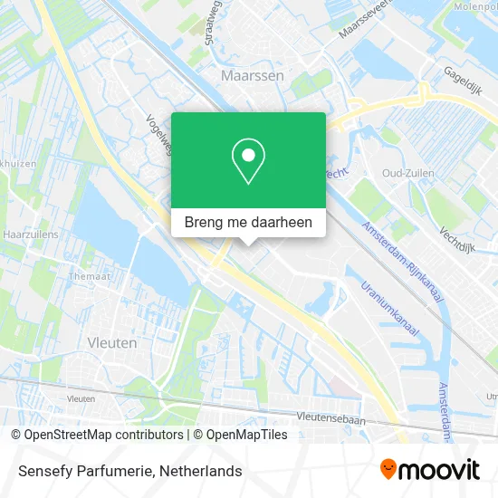 Sensefy Parfumerie kaart