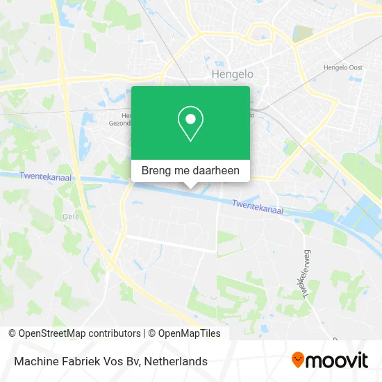 Machine Fabriek Vos Bv kaart