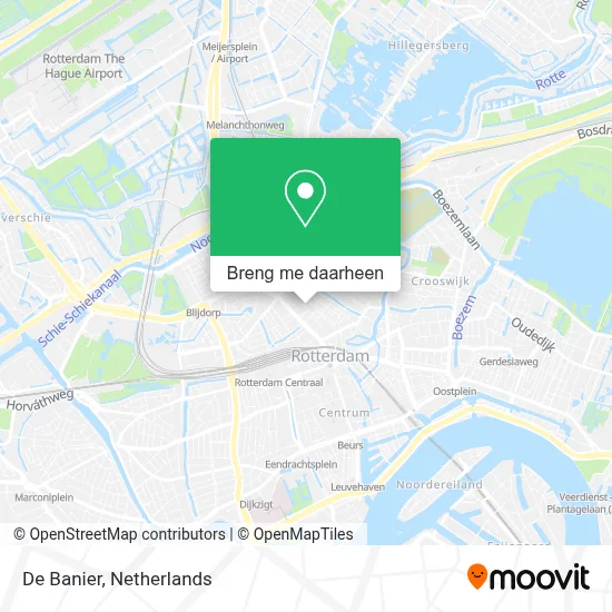 De Banier kaart