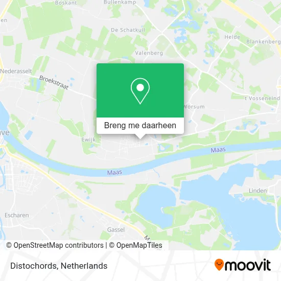 Distochords kaart