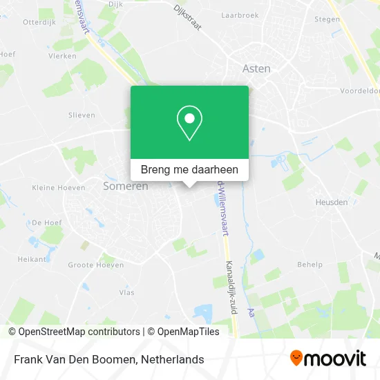 Frank Van Den Boomen kaart