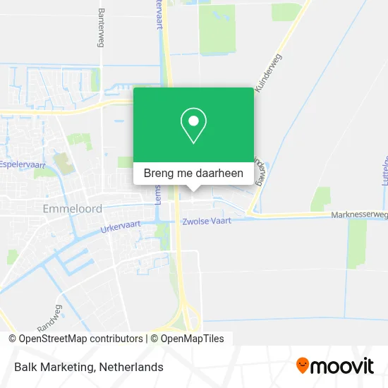 Balk Marketing kaart
