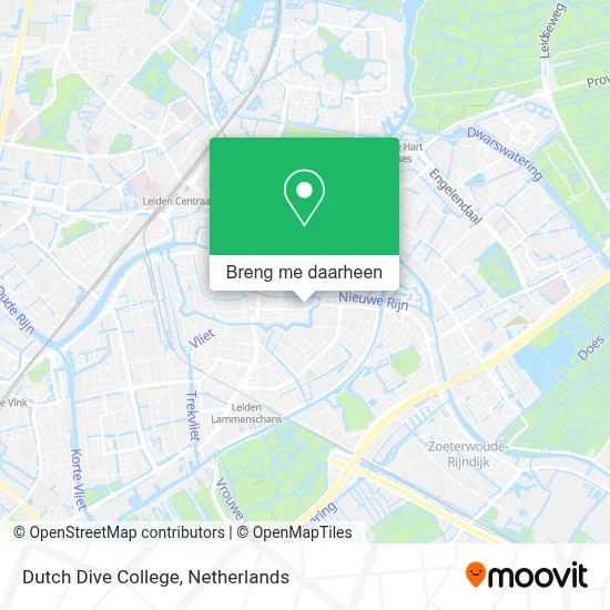 Dutch Dive College kaart