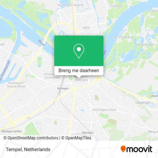 Tempel kaart