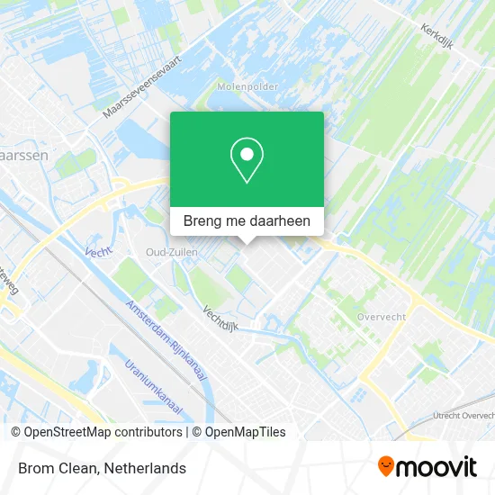 Brom Clean kaart