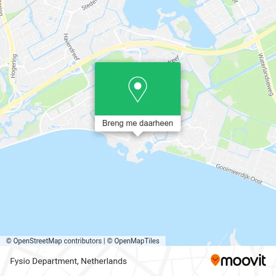 Fysio Department kaart