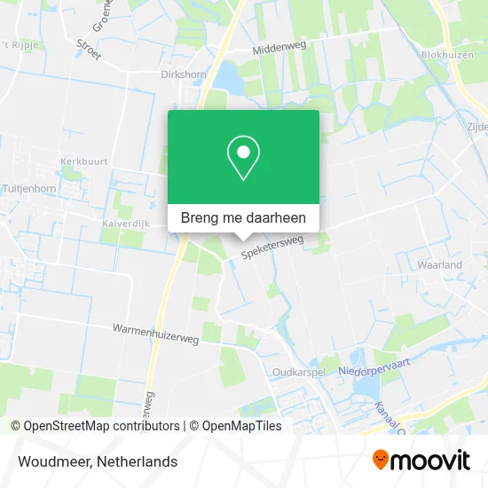 Woudmeer kaart