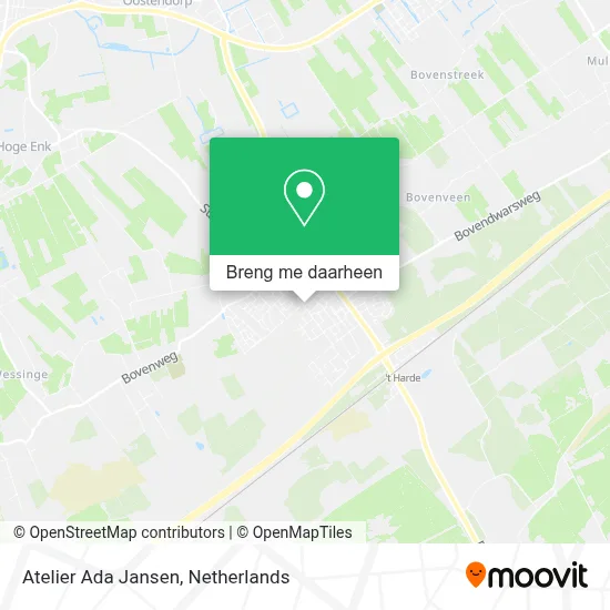 Atelier Ada Jansen kaart