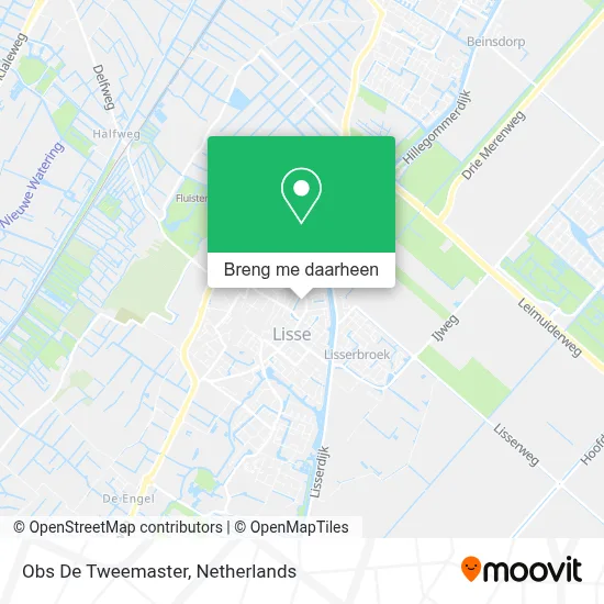 Obs De Tweemaster kaart