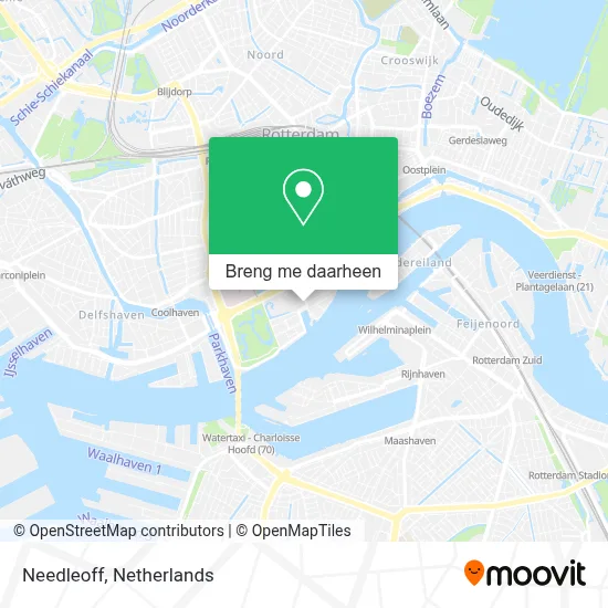 Needleoff kaart