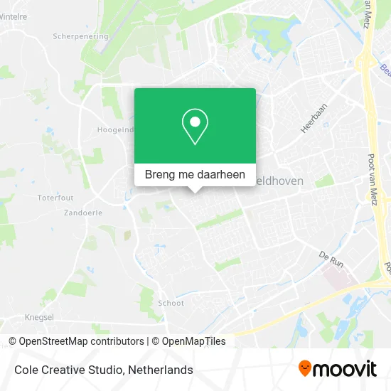 Cole Creative Studio kaart