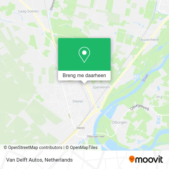 Van Delft Autos kaart