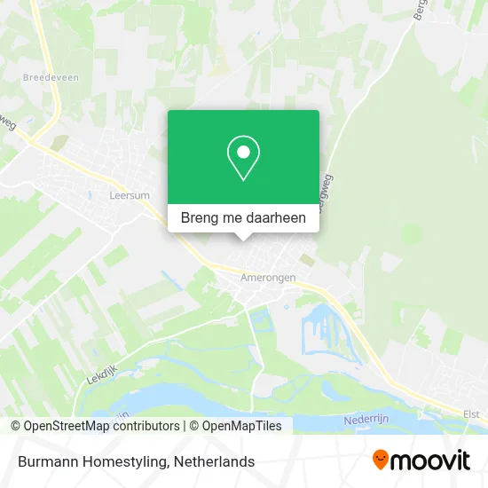 Burmann Homestyling kaart