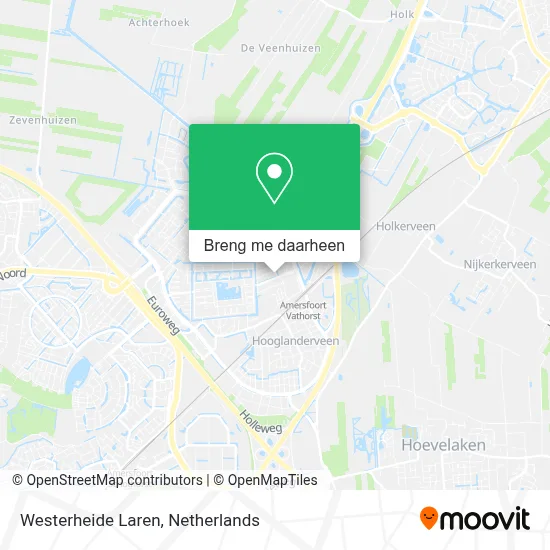 Westerheide Laren kaart