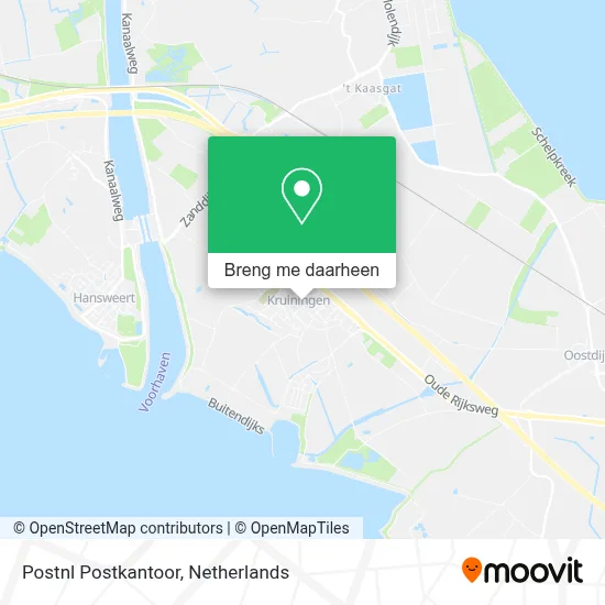 Postnl Postkantoor kaart
