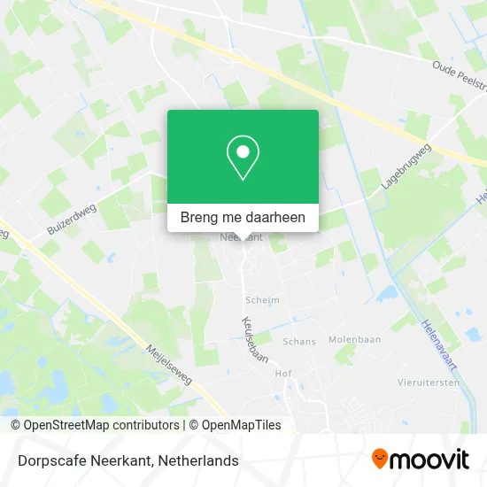Dorpscafe Neerkant kaart