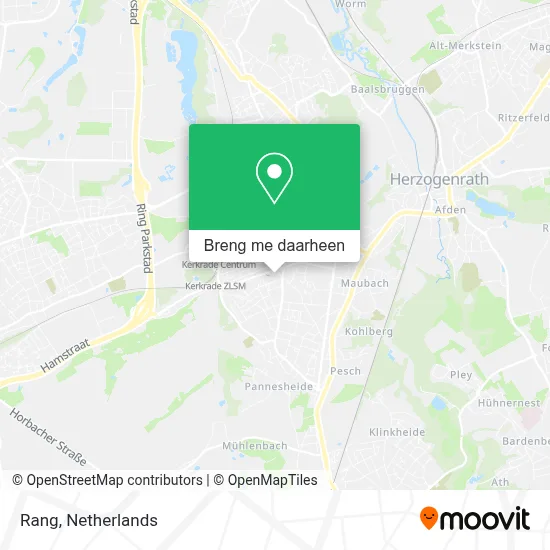 Rang kaart