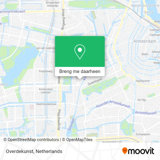 Overdekunst kaart