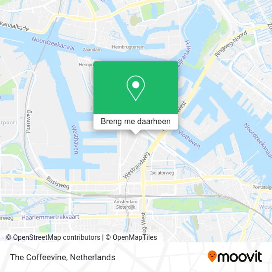 The Coffeevine kaart