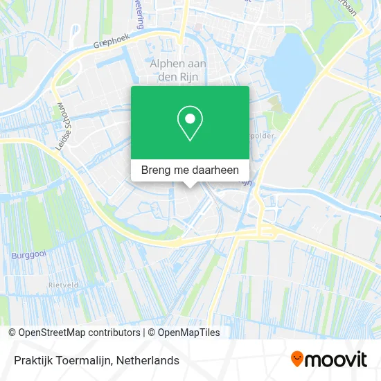 Praktijk Toermalijn kaart