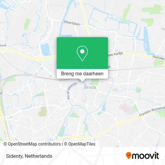 Sidenty kaart