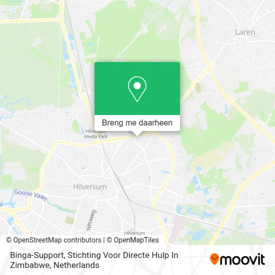 Binga-Support, Stichting Voor Directe Hulp In Zimbabwe kaart