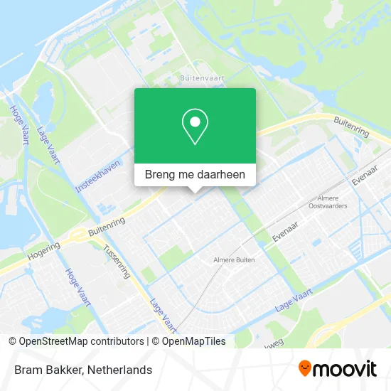 Bram Bakker kaart