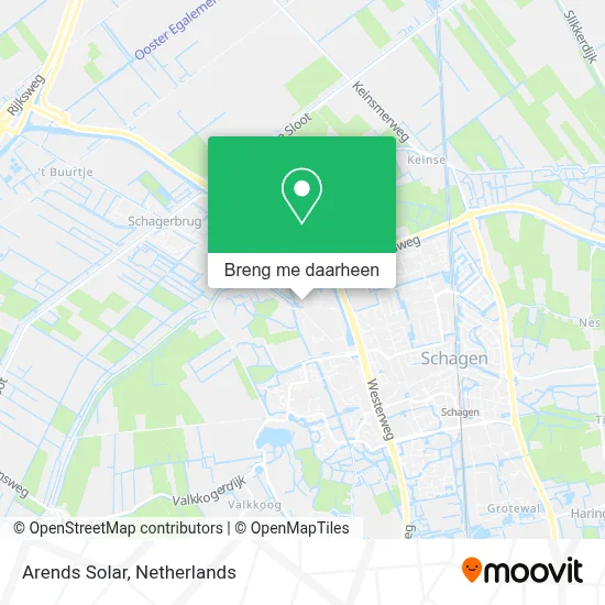 Arends Solar kaart