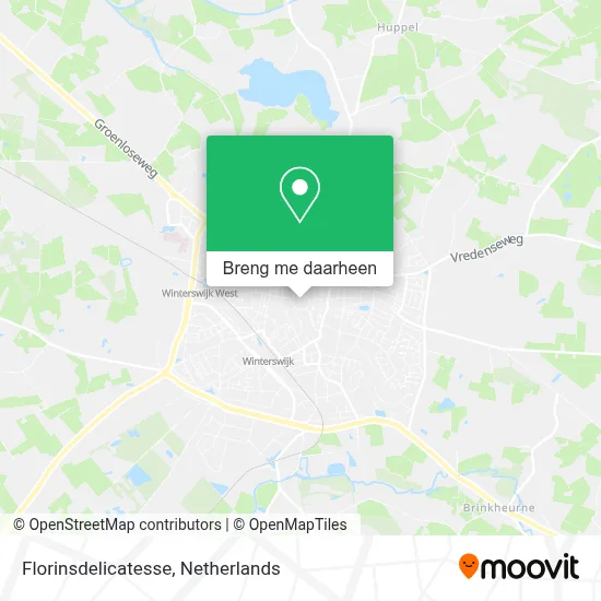 Florinsdelicatesse kaart