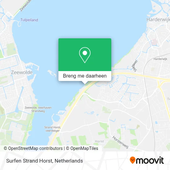 Surfen Strand Horst kaart