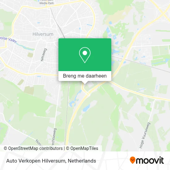 Auto Verkopen Hilversum kaart