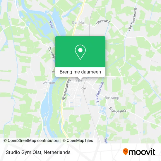Studio Gym Olst kaart