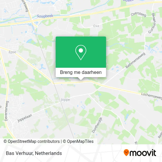 Bas Verhuur kaart