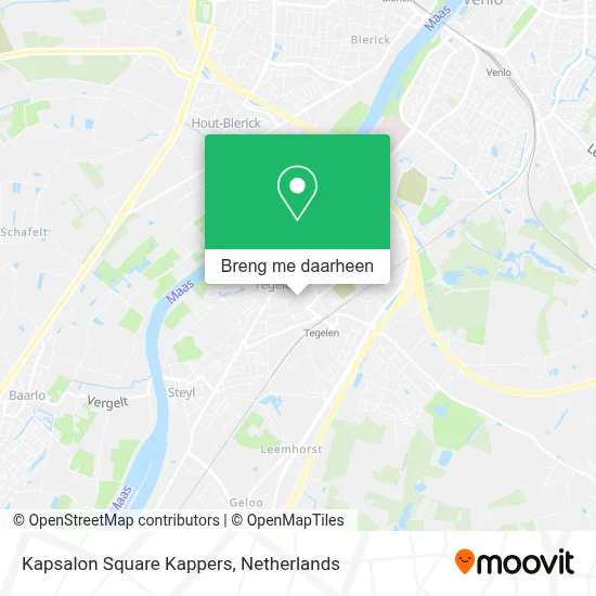 Kapsalon Square Kappers kaart